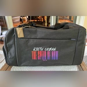 Keith Urban Duffel Bag  NWT Charcoal grey
